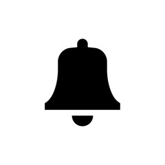 notification bell icon. alert alarm ring symbol. web vector icon