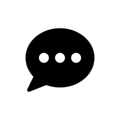 comment icon speech bubble symbol Chat message icons - talk message Bubble chat icon. online communication, Conversation, chatting icons. web vector icon