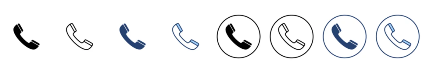 Foto op Aluminium Call icon vector. telephone sign and symbol. phone icon. contact us © avaicon