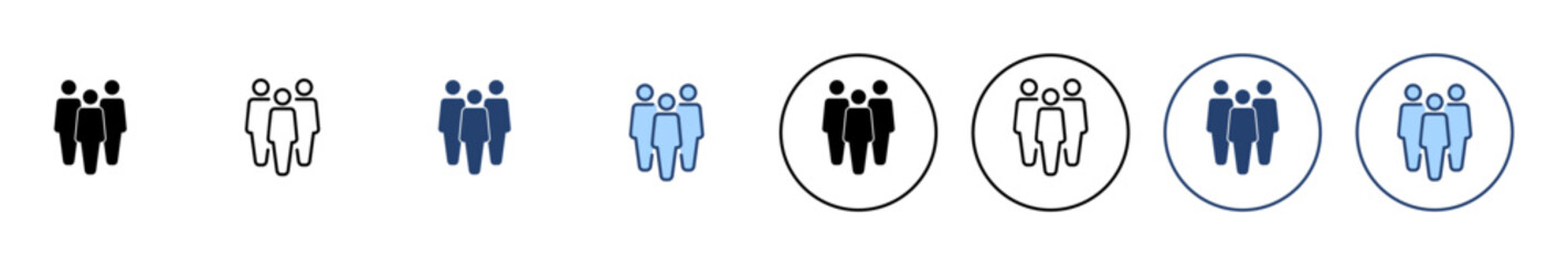 people icon vector. person sign and symbol. User Icon vector