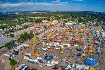 Aerial View of the Colorado State Fair in Pueblo