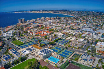 Fototapeta premium Aerial View of the La Jolla Neighborhood of San Diego, California