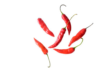 red pepper pickles spicy natural food, natural vegetable condiment and spicy food seasoning on...