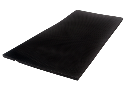 rubber used for physical exercise isolated on white background