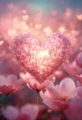 Obraz premium バレンタイン、背景、コピースペース｜valentine, background, copy space. Generative AI