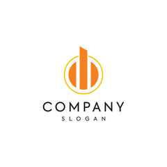 Logo design round finance word real estate money investment property housing assets mortgage wealth capital market growth savings equity portfolio funds value