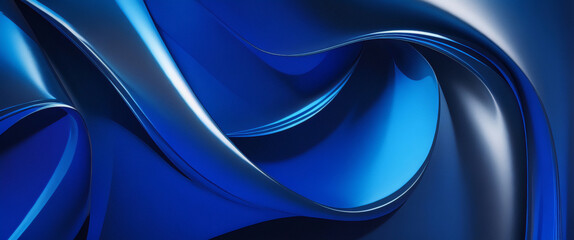 Fondo azul de tecnología abstracta con concepto 3d. banner de fondo de onda azul de partículas abstractas. Forma de onda azul abstracta con fondo de concepto futurista