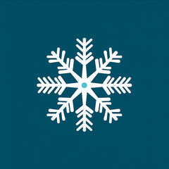 un logotipo de copo de nieve original, &uacute;nico y sencillo
