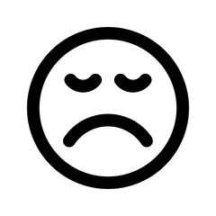 sad line icon