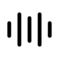 sound wave line icon