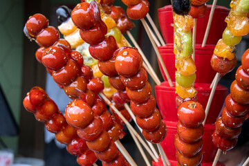 Bingtang hulu, traditional Chinese snack