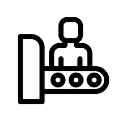 Obraz premium Factory Worker Icon