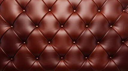 Red leather upholstery material background