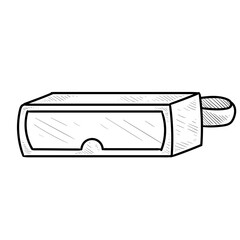 vr glasses handdrawn illustration