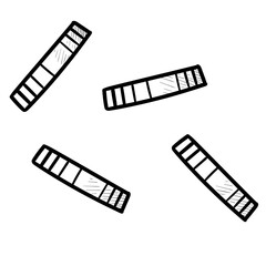 coin handdrawn illustration