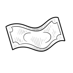 money handdrawn illustration