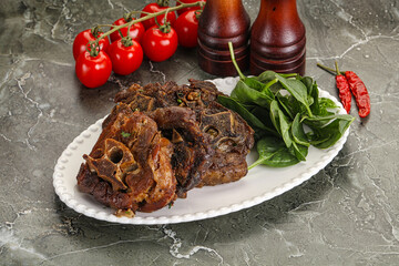 Grilled Lamb neck with spices