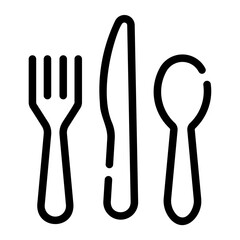 cutlery Line Icon