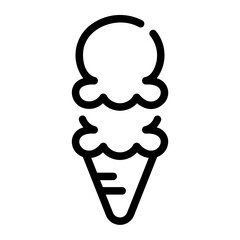ice cream Line Icon