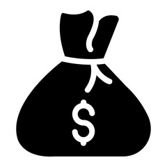 money bag Solid icon