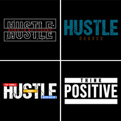 set typography quotes for print t shirt