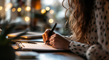 Women writing on paper