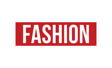 fashion Red Rubber Stamp vector design.