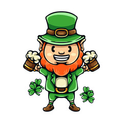 Happy St. Patrick's Day Character