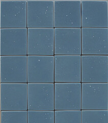 Blue mosaic tile background. stonewall, rock texture. Close-up. Stone background for design. Nature backdrop
