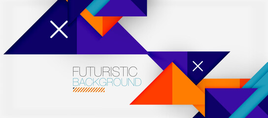 Triangle Vector Background Illustration For Wallpaper, Banner, Background, Card, Book Illustration, landing page