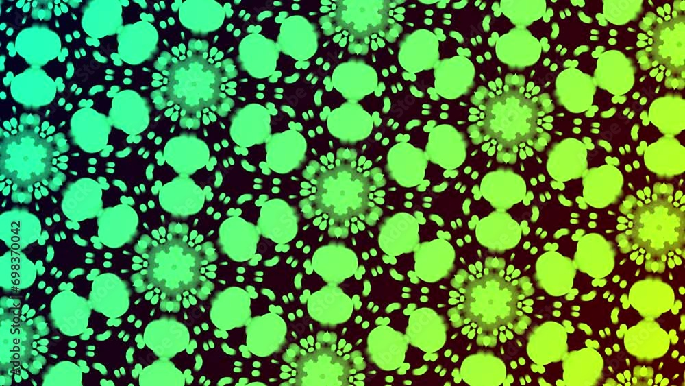 Aufkleber kaleidoscope motion graphic 2d animation pattern geometric mirror visual effect optical illusion ref
