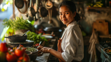 Obraz premium asian cooking