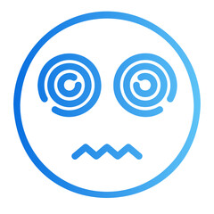 dizzy gradient icon