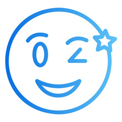 wink gradient icon