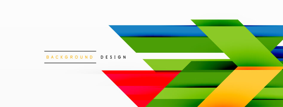 Visually striking background design featuring dynamic geometric lines and arrows. This captivating composition combines movement and precision, creating an engaging and visually appealing graphic