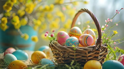 Easter Day Greeting Card Design