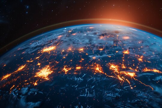 Earth at Night: A Stunning View of the Planet