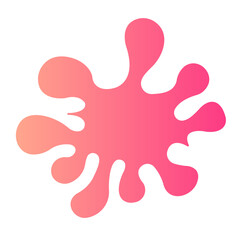 water drop Gradient icon