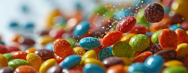Fototapeta na wymiar Colorful Candy Sprinkles