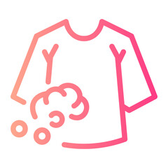 clothes Line Gradient Icon