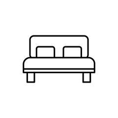 mattress icon, ome furnishings, Simple Set suitable for any purpose. Web design, mobile apps.	