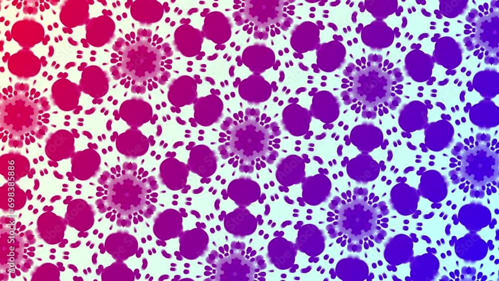 Poster kaleidoscope motion graphic 2d animation pattern geometric mirror visual effect optical illusion ref