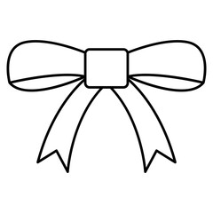 bow with ribbon