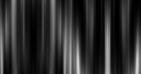 Fototapeta premium Abstract black background of a curtain in a theater or on stage illuminated by spotlight lamps made of iridescent stripes and lines