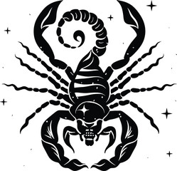 Free vector black spider emblem
