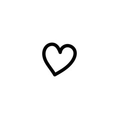 heart doodle line for decoration
