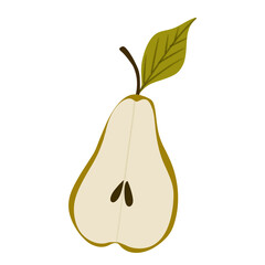 Illustration of a pear
