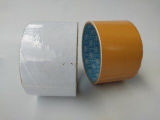 clear and yellow color isolation isolated on white background