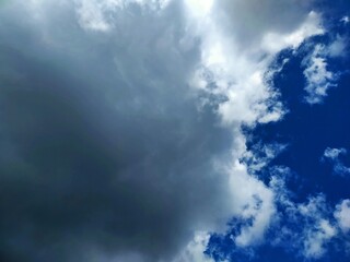 blue sky with clouds