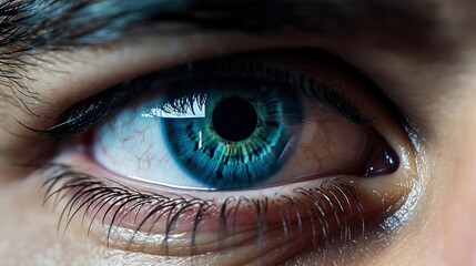 Fototapeta premium close up of a female eye